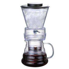 Pour Over Drip Iced Cold Brew Coffee Maker