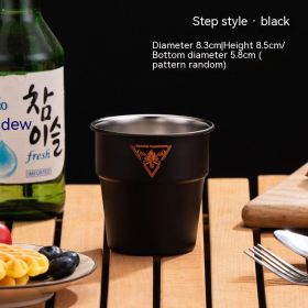 Adventure Awaits Stainless Steel Camping Coffee Cup (Option: 300ml Black Camping Cup)