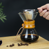 Brew Glass Carafe Drip Coffee with Stainless Steel Filter