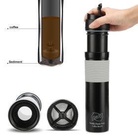 Brew Press and Go: Portable Press Coffee Tumbler (Size: 10 oz - 300 ml)