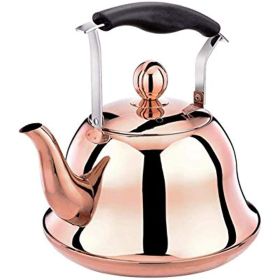 Stainless Steel Rose Gold Kettle (Size: 2L)